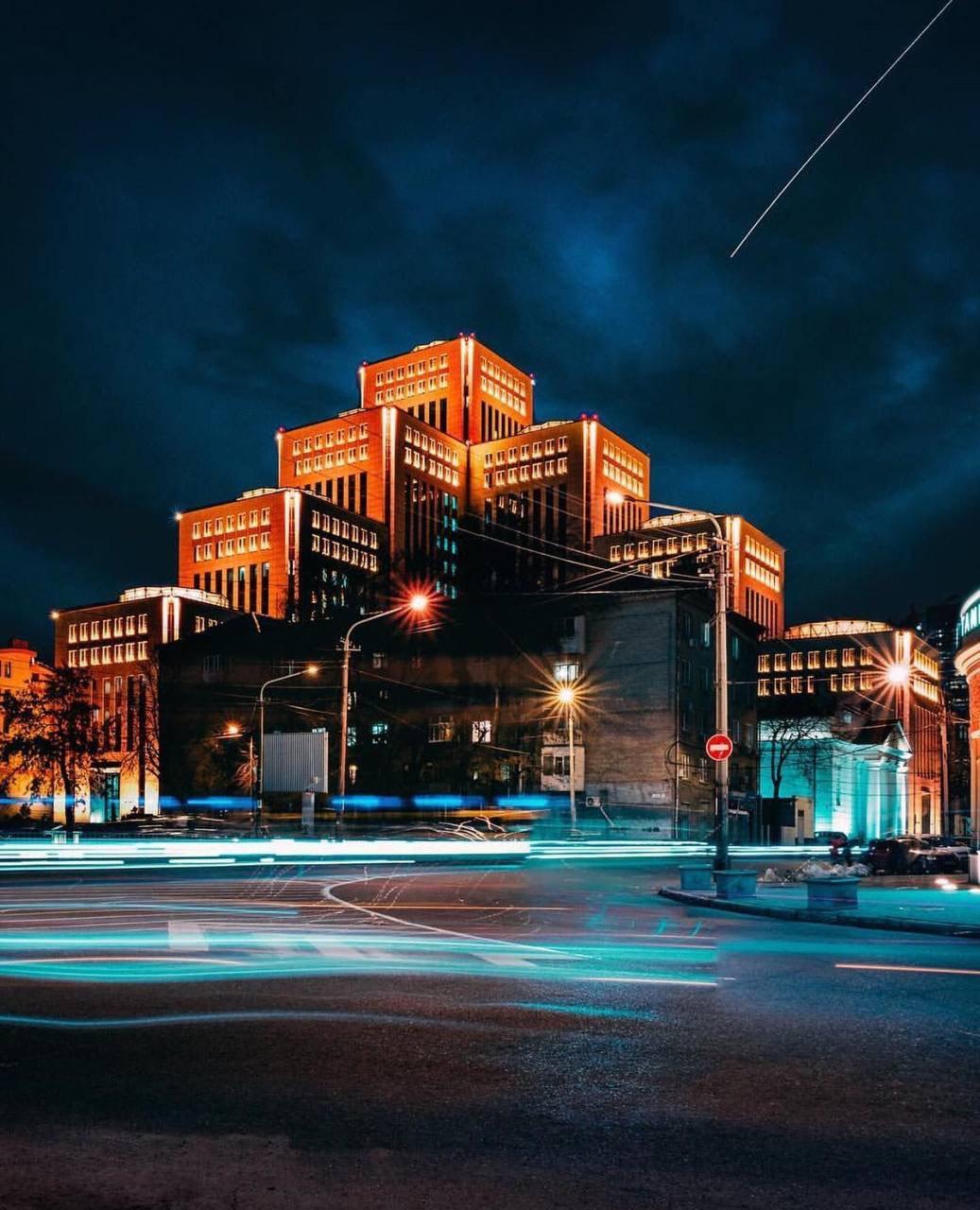 Алмазна мозаїка "Нічне місто Дніпро", 30*40см, на рамці, ТМ Dreamtoys, фото 1