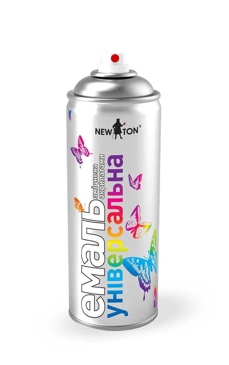 Емаль аерозольна універсальна 7035 світло-сірий, 400 мл, NEW TON (87-127-5)