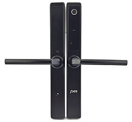 Розумний замок PES Aston з нержавіючої сталі чорний