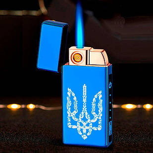 Подарункова USB запальничка Україна + форсунка 608