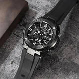 Оригінальний чоловічий годинник SKMEI 2101BKGD, Наручний годинник для військових, EB-977 Годинники спортивні, фото 8