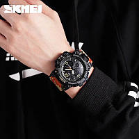 Стильний армійський годинник SKMEI 1155BAG, Годинники наручні електронні тактичні, SI-567 Годинники спортивні