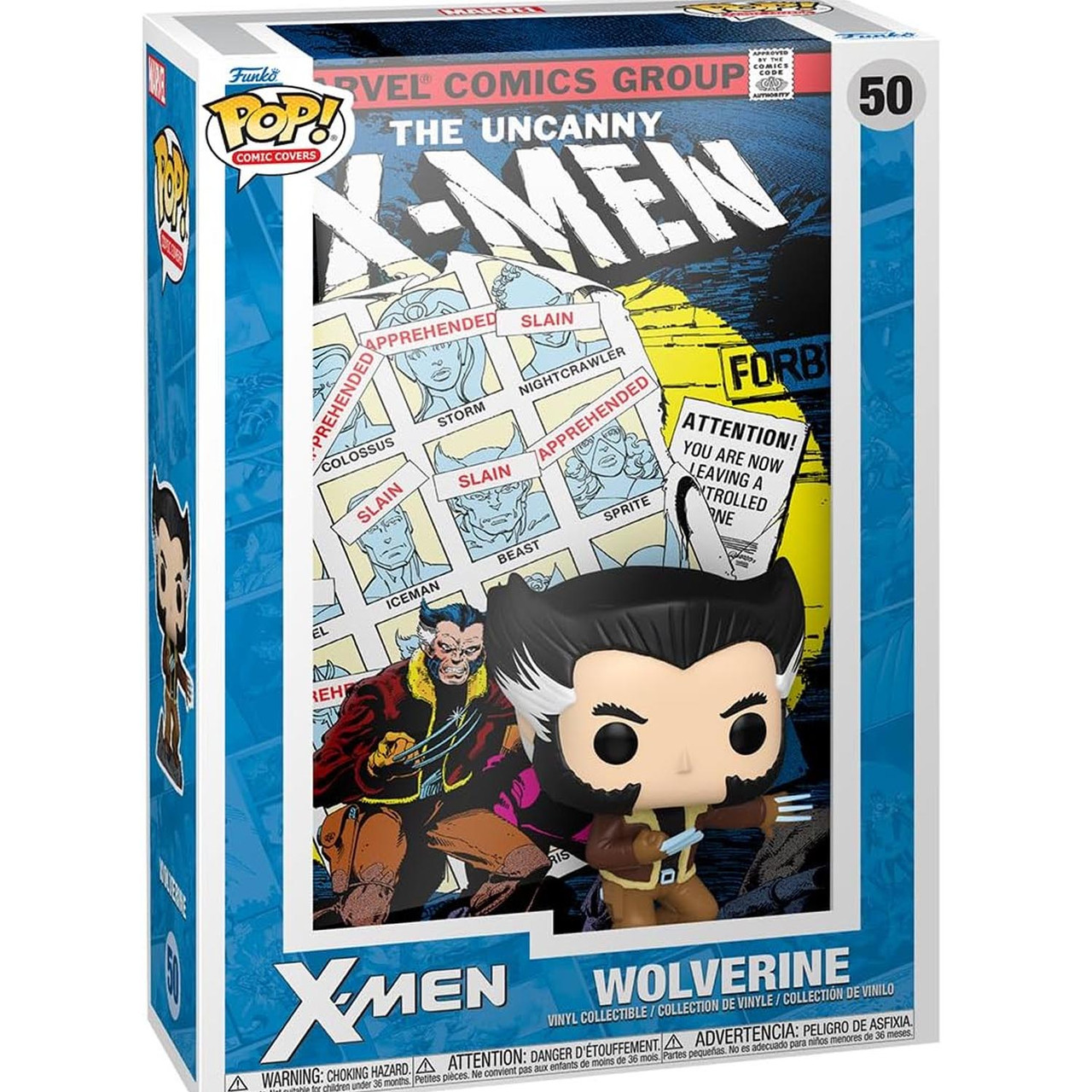 Фігурка Фанко Поп! Обкладинка коміксу Ікс мен Росомаха в захисному Боксі Funko Pop! 76082, фото 1