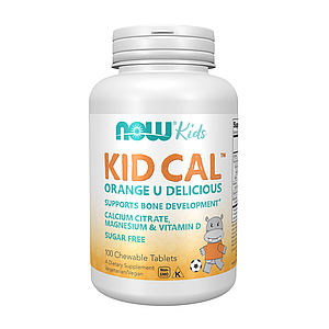 КАЛЬЦІЙ ДЛЯ ДІТЕЙ КID CAL Now Foods 100 жувальних пастилок