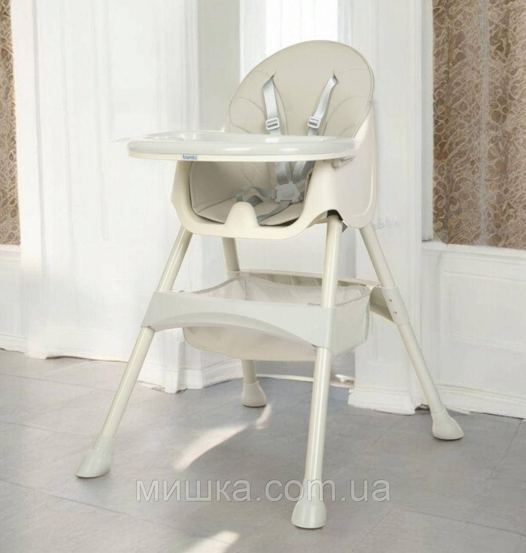 Дитячий стільчик для годування M 4136 ICE GRAY