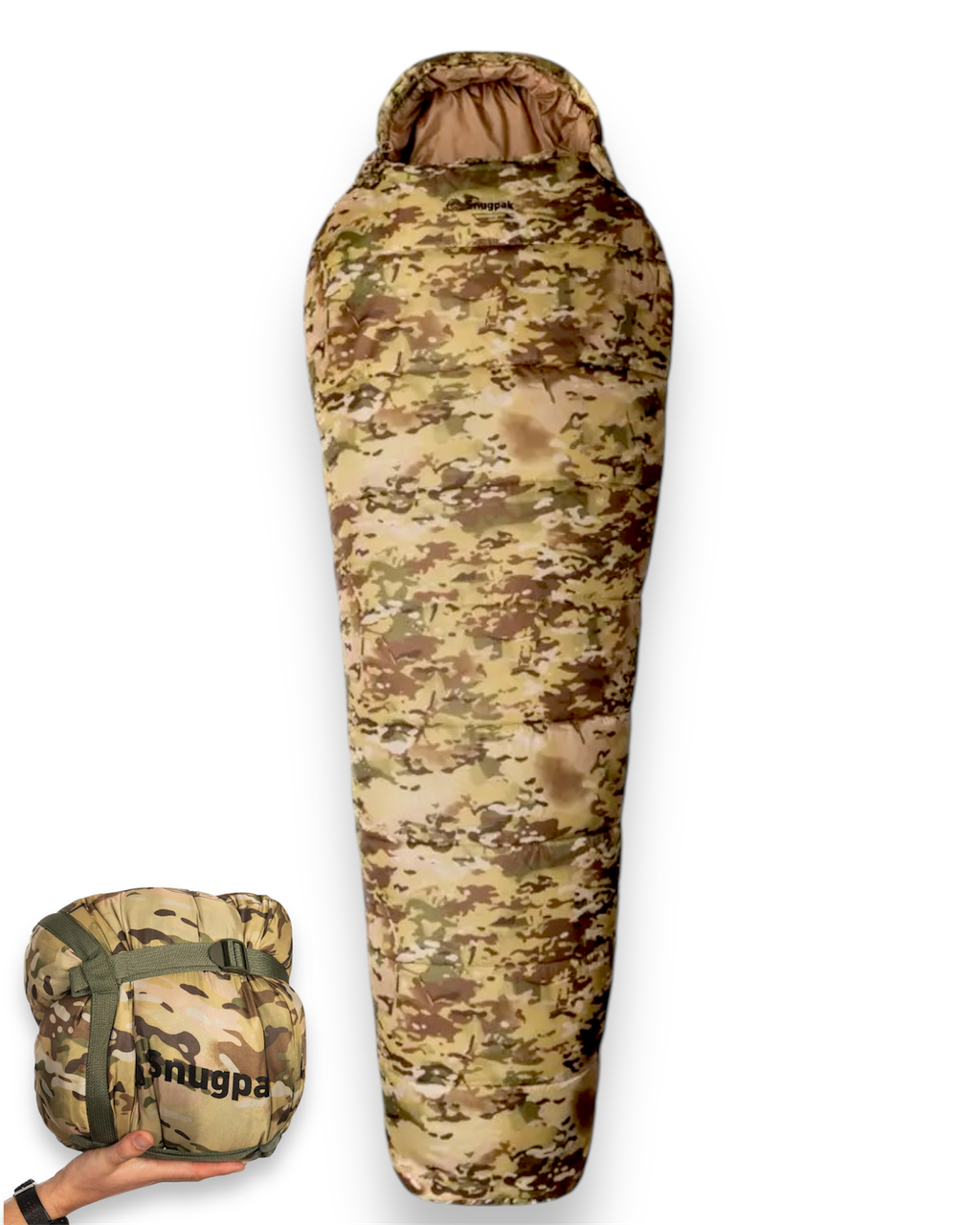 Спальний мішок для військових Snugpak Sleeper Extreme -12° мультикам, зимовий спальник, фото 1
