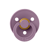 Пустушка BIBS Colour Latex Round (кругла) 0-6міс - Mauve