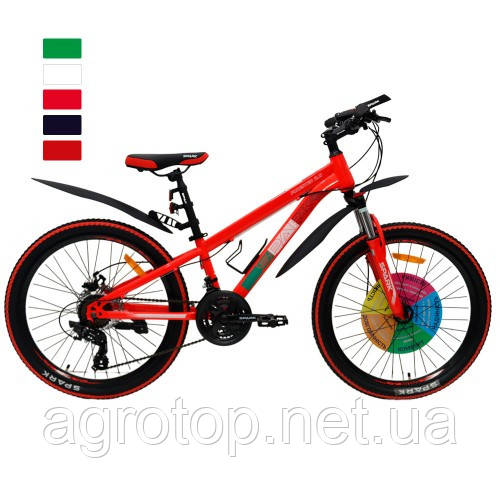 Велосипед SPARK FORESTER (колеса — 24", сталева рама — 11")