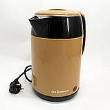 Безшумний чайник SeaBreeze SB-0203 1.8 Л 1500 Вт, Електрочайник RL-468 індикатором увімкнення, фото 8