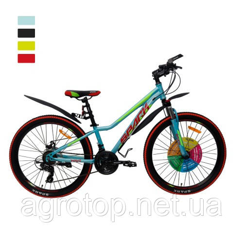 Велосипед SPARK WAVE (колеса — 24", сталева рама — 12")