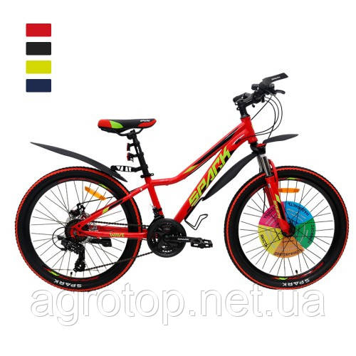 Велосипед SPARK WAVE (колеса — 24", сталева рама — 12")
