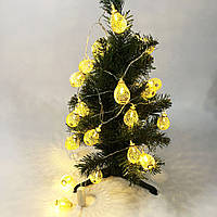 Гірлянда внутрішня діодна 20 шт 2 м, Стильні світлодіодні гірлянди, Проста SK-377 електрична гірлянда