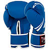 Боксерські рукавички 10 унцій PVC TWN BGVL-10 синій, фото 2