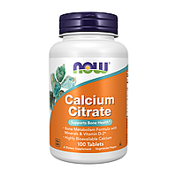 Кальцій цитрат з мінералами, Calcium Citrate, Now Foods, 100 таблеток