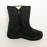 Чоботи гумові формові чоловічі 43 размер, Бурки повстяні, Комфортні чоловічі черевики VY-646 на роботу, фото 3