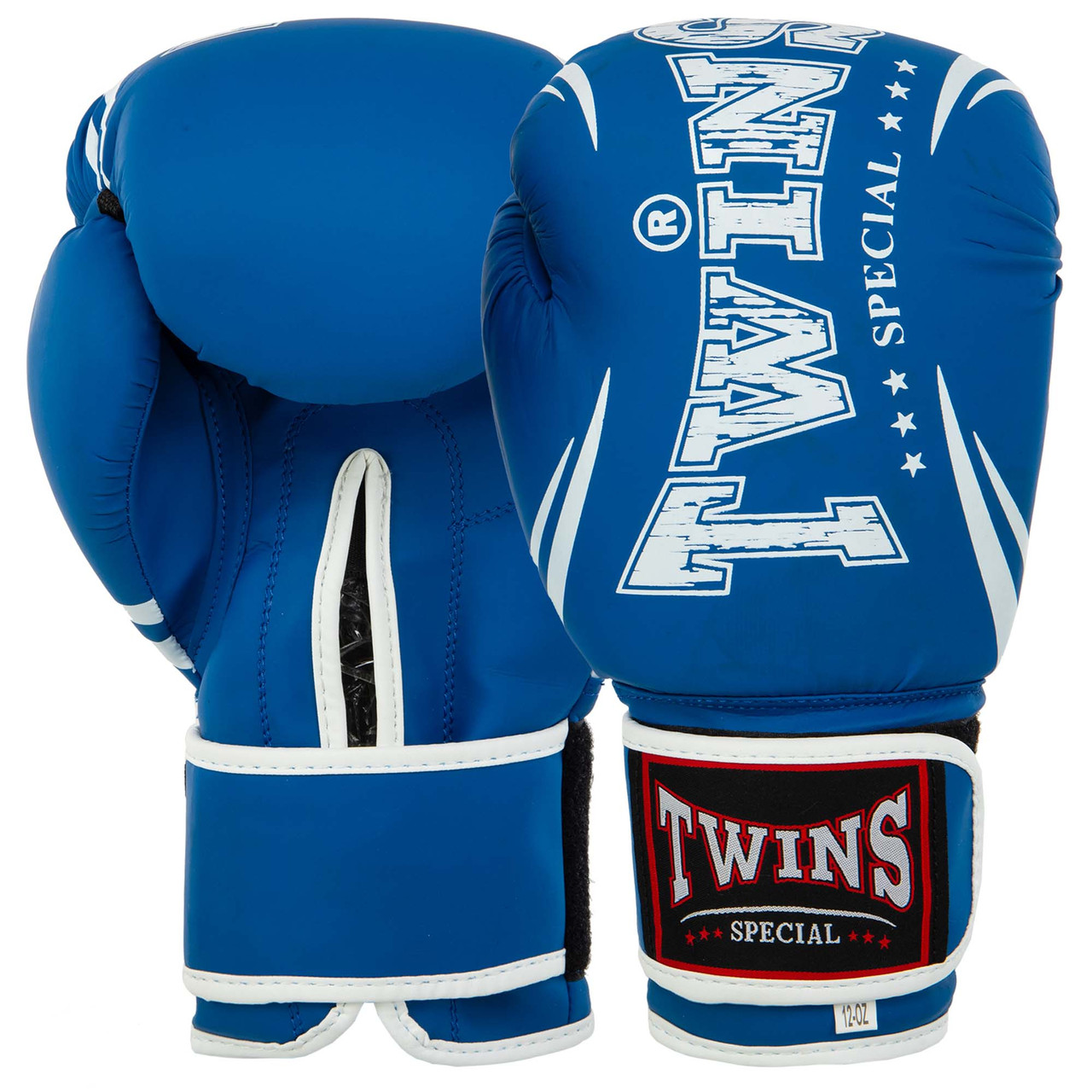 Боксерські рукавички 10 унцій PVC TWN BGVL-10 синій, фото 1
