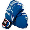 Боксерські рукавички 10 унцій PVC TWN BGVL-10 синій, фото 6