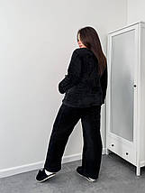 Теплий махровий костюм-піжама великого розміру Розміри: 50-52, 54-56, 58-60, 62-64, фото 2