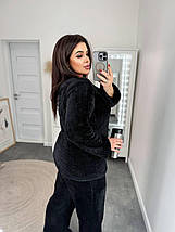 Теплий махровий костюм-піжама великого розміру Розміри: 50-52, 54-56, 58-60, 62-64, фото 4