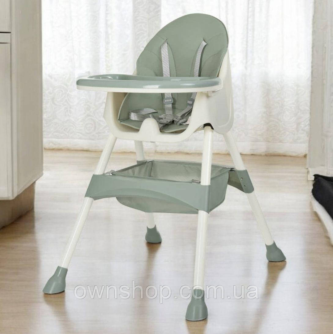 Дитячий стільчик для годування M 4136 OLIVE