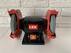 Точильный станок LEX 1200 Вт LXBG150 з діаметром диска 150 мм і захисним екраном