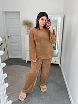 Теплий махровий костюм-піжама великого розміру Розміри: 50-52, 54-56, 58-60, 62-64, фото 4