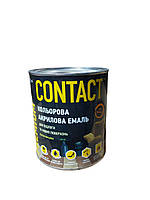Емаль акрилова "CONTACT"універсальна, білаRAL-19016 0,75л.