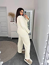 Теплий махровий костюм-піжама великого розміру Розміри: 50-52, 54-56, 58-60, 62-64, фото 5