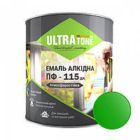 Емаль алкідна ПФ-115 зелена 2,8 кг ULTRAtone