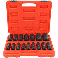Набір головок до гайковерта VERKE 1/2 дюйма 16 шт 10-32mm