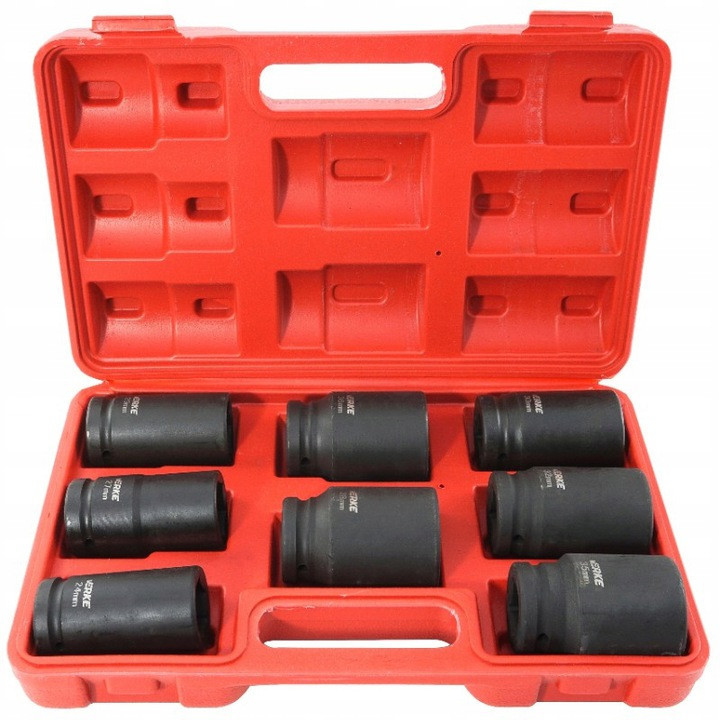 Набір головок до гайковерта VERKE 3/4" 8шт 24-38мм, фото 1