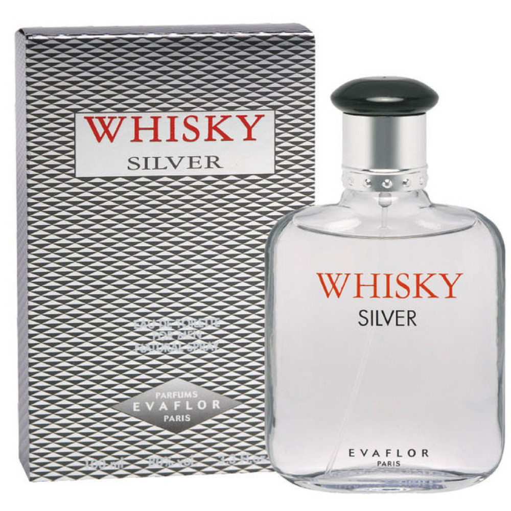 Туалетна вода Evaflor Whisky Silver EDT 100ml (Евафлор Віскі Сільвер)