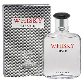 Туалетна вода Evaflor Whisky Silver EDT 100ml (Евафлор Віскі Сільвер)