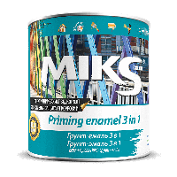 Грунт-емаль 3 в 1 зелена 2,3 кг, MIKS
