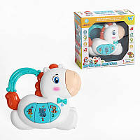 Музична конячка W-03217 "WToys", ОЗВУЧУВАННЯ УКРАЇНСЬКОЮ МОВОЮ, підсвічування, ноти, казки, пісні, в коробці [Склад зберігання: