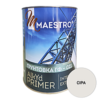 Грунтовка ГФ-021 сірий, 3,0 кг, витрата:100–150 г\м2, Maestro