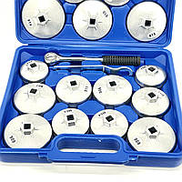 Ключі для зняття масляних фільтрів FERRUM 23 шт