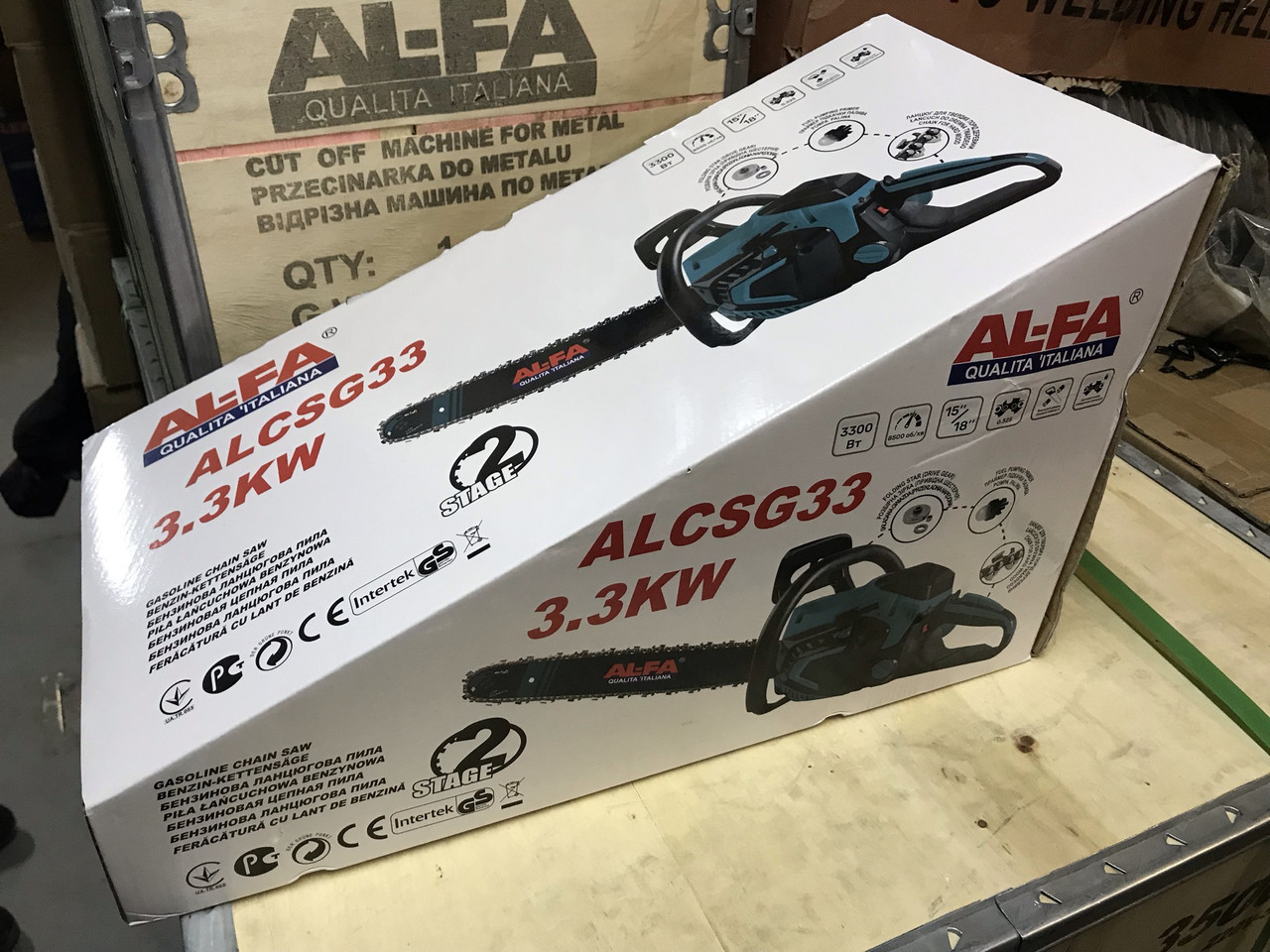 Бензопила AL-FA ALCSG33 3.3 KW, фото 1