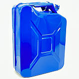 Каністра металева 20L для зберігання пального об'ємом 20 літрів з металу FERRUM, фото 3