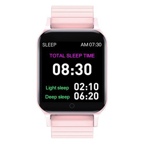 Смарт годинник Smart Watch T96 стильний із захистом від вологи та пилу з вимірюванням температура тіла. AR-628 Колір: рожевий, фото 1