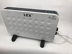 Обігрівач конвекторний з турбовентилятором та потужністю до 2000 Вт LEX LXZCH01F