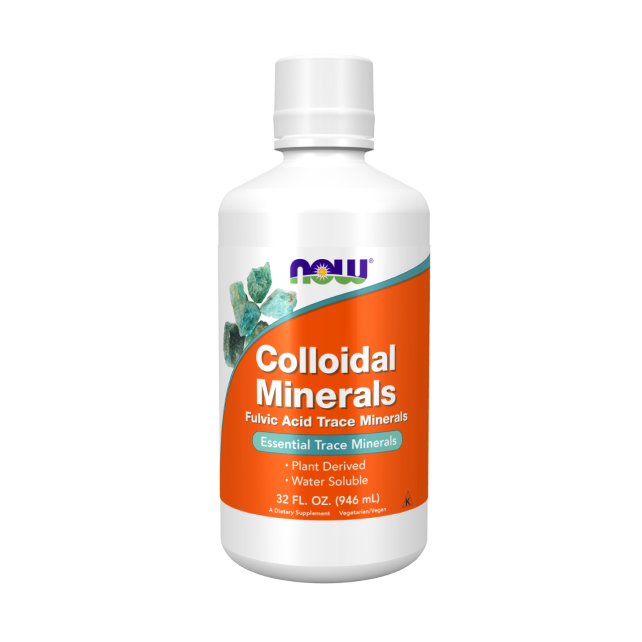 Колоїдні мінерали (Colloidal Minerals 32 OZ) 946 млс малиною, Now , 946 мл
