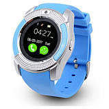 Розумний смарт-годинник Smart Watch V8. FC-129 Колір: синій, фото 6
