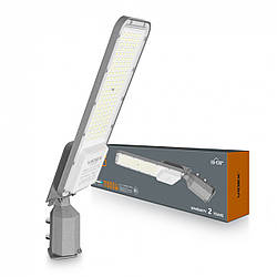 Вуличний LED ліхтар прожектор VIDEX |P65, SLE17, 100W, 11000Lm, 5000K, 220V| Сірий VL-SLE17-1005