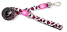 Повідець Short Leash - Leopard Pink XS