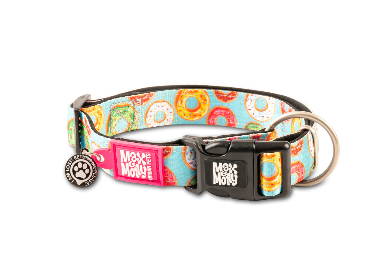 Max & Molly Smart ID Collar Donuts/S - Нашийник з принтом Пончики
