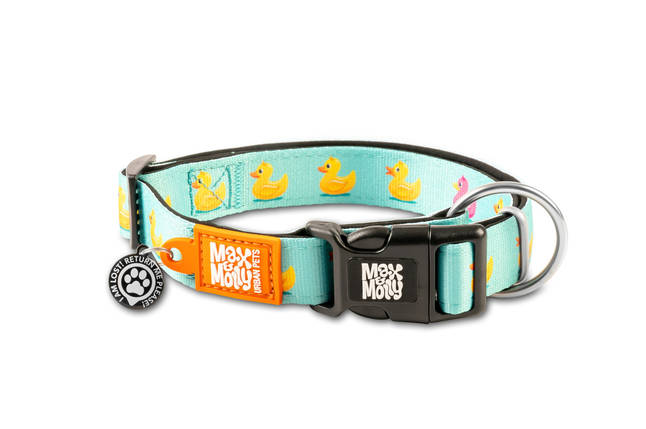 Max & Molly Smart ID Collar Ducklings/S - Нашийник Smart ID з принтом Каченята, фото 1