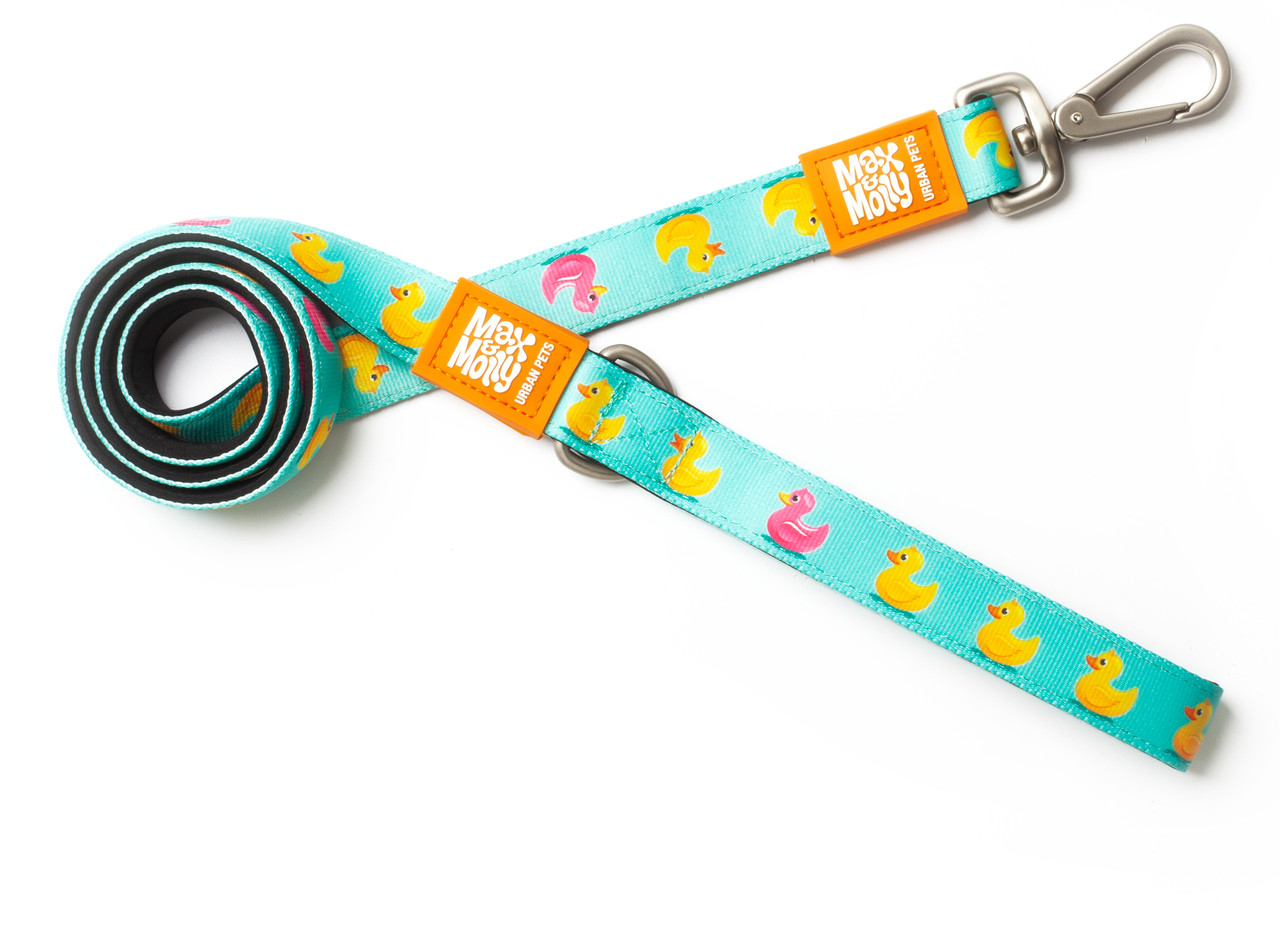 Max & Molly Short Leash Ducklings/XS - Короткий повідець з принтом Каченята