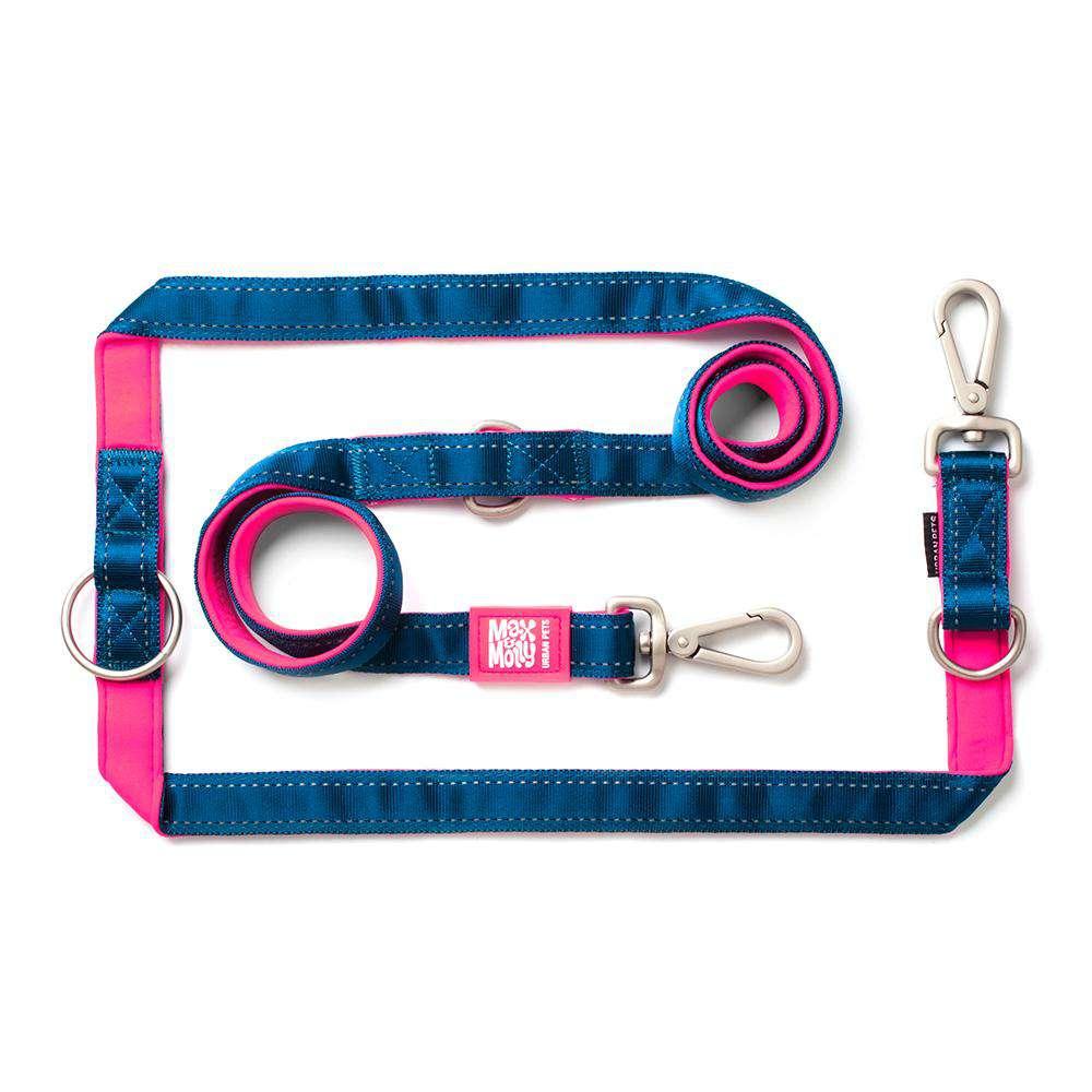 Multi-Function Leash Matrix Pink/L - Багатофункціональний рожевий повідець Матрікс