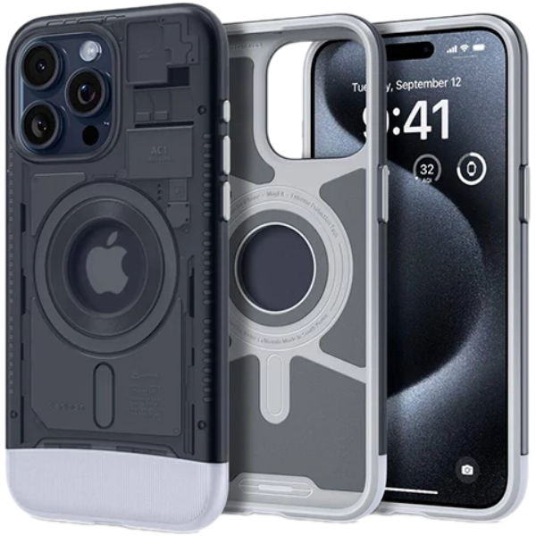Чохол Spigen Classic C1 Mag Magsafe iPhone 15 Pro Graphite Case ACS06742
